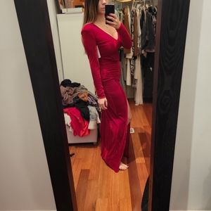 Velvet red dress - sold out